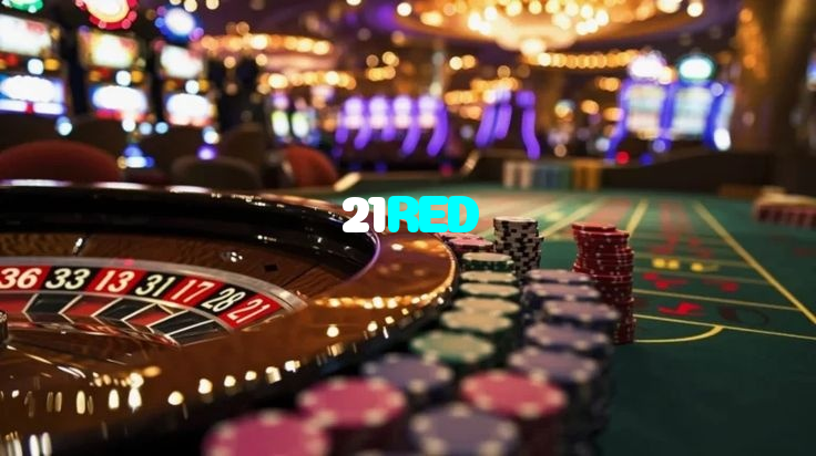 21RED casino presented on mobile device in Pakistan with slots and live games